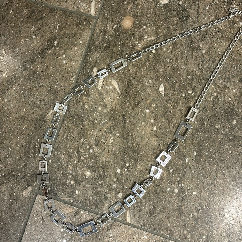 Brighton necklace, squares